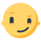 Smirking Face emoji on Mozilla